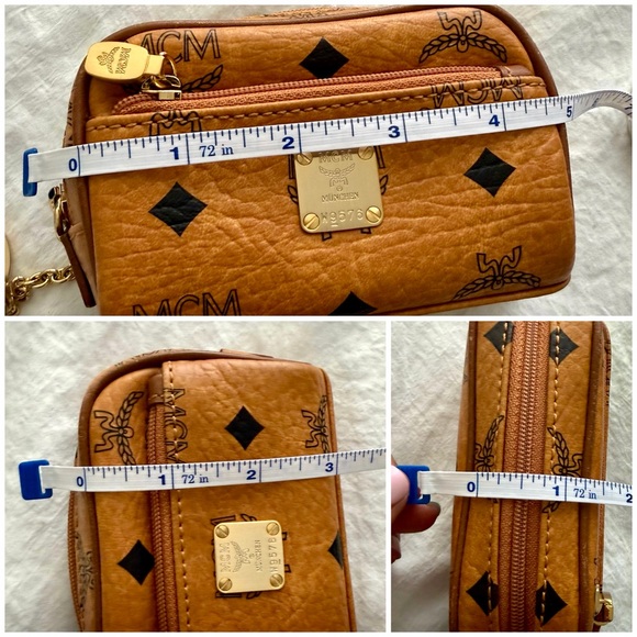 👑✅PRICE FIRM✅AUTHENTIC RARE MCM Visetos Wallet Key Pouch - Picture 14 of 17